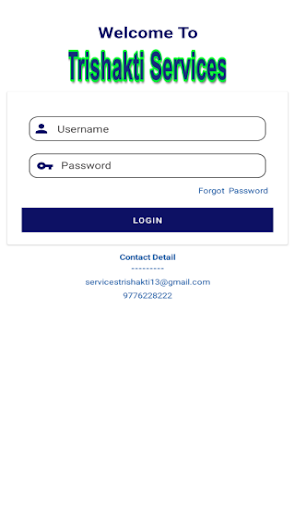 Android application trishaktiservices screenshort