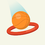 Cover Image of ดาวน์โหลด Flappy Dunk Shot- Hit the rings with a basketball 2.0 APK