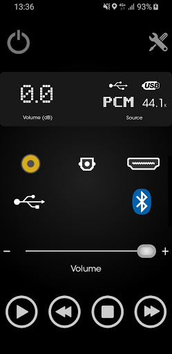 Evo Dac 3 Remote App Screen 2