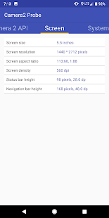 Camera2 API Probe Screenshot