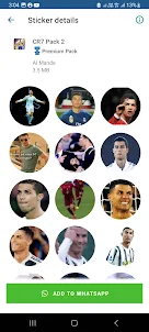 CR7 Animated Stickers for WA