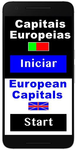 Android application European Quiz screenshort