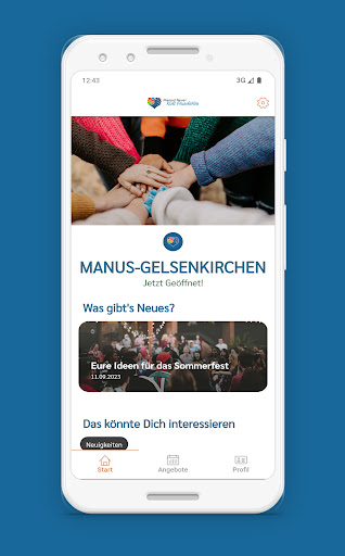 Android application Manuel Neuer Kids Foundation screenshort
