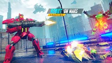 火星の戦い3D：バスロボットゲームのおすすめ画像3