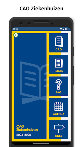 Android application Cao Ziekenhuizen screenshort
