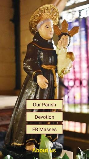Android application San Antonio de Padua Parish - screenshort