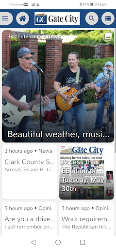 Android application Daily Gate City Democrat screenshort