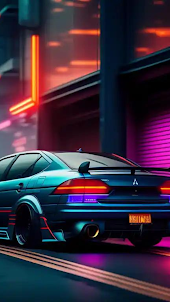 Neon Car Wallpaper