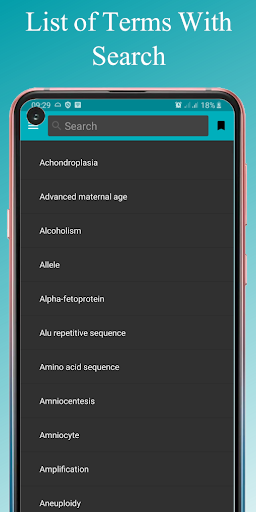 Android application Genetics Dictionary screenshort