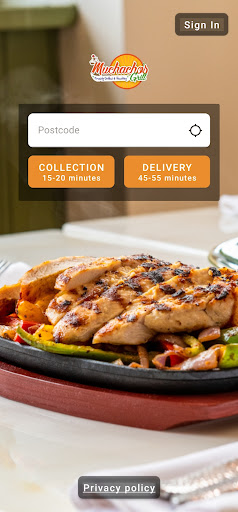 Android application Muchachos Grill screenshort