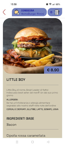 Android application HomeBurger screenshort