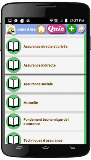 Cours d Assurance Screen 3