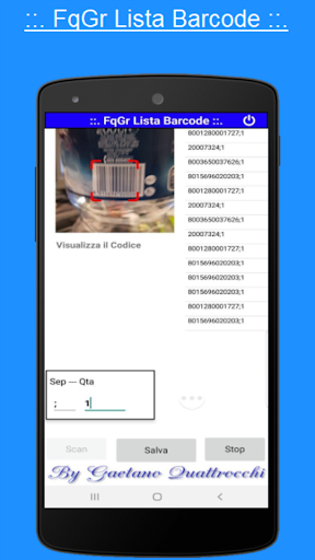 FqGr Lista Barcode Screen 3
