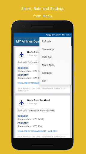 Airlines Deals - Malaysia Screen 3