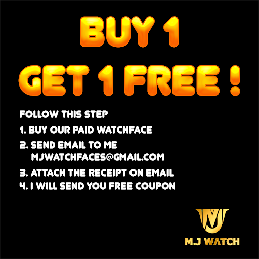 Android application MJ079 Analog Watch Face screenshort
