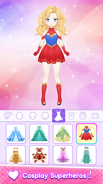Anime Dress Up - Doll Dress Up 1.1.8 APK + Мод (Unlimited money) за Android