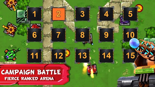 Tank Battles 2D 1.0.1 APK MOD (God Mode, Unlimited Coin) 10