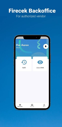 Android application Firecek Backoffice screenshort