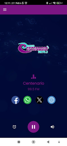 Radio Centenario 99.5 FM Screen 2