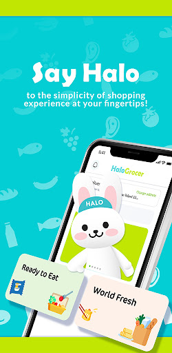 Android application HaloGrocer screenshort