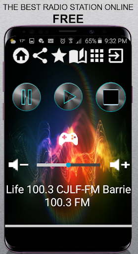 Android application Life 100.3 CJLF-FM Barrie 100. screenshort