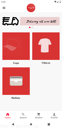 Android application Kabboos screenshort