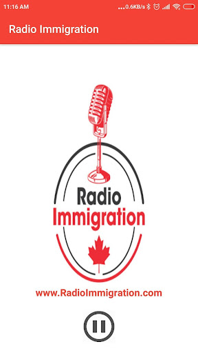 Android application Radio Immigration screenshort