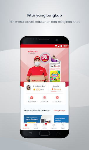 Android application SHARP ID screenshort