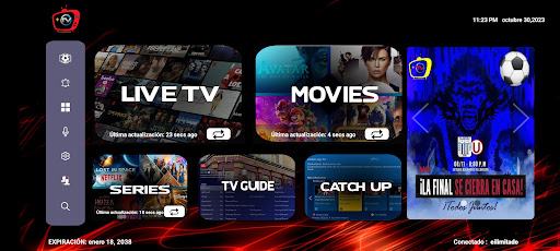 Android application TV LATINO PLUS screenshort