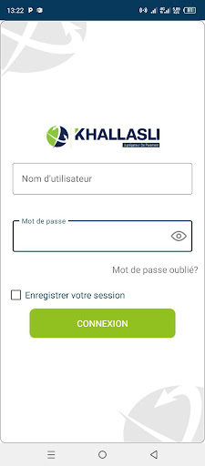 Android application Khallasli screenshort