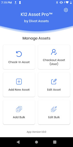 Android application GUHSD K12 Asset Pro screenshort
