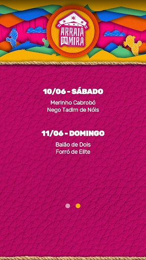 Arraiá da Mira Screen 2