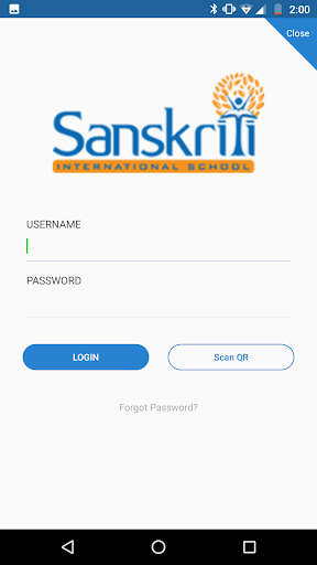 Android application Sanskriti International School screenshort