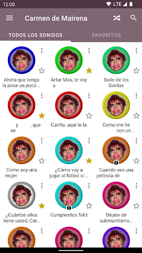 Android application Frases de Carmen de Mairena screenshort