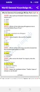 General Knowledge MCQs offline screenshot 1