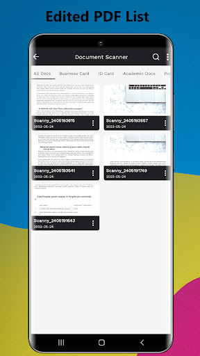 Android application EasyDoc: Document Scanner screenshort