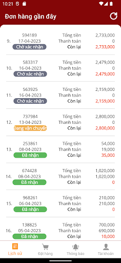 Android application Lâm Vũ Group - lamvugroup.vn screenshort