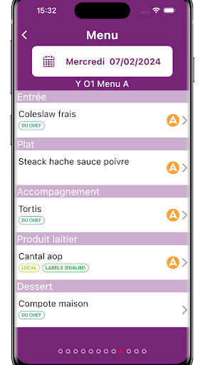 WeLunch ! Screen 3