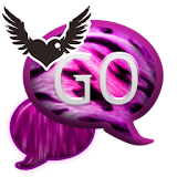 GO SMS THEME/PurpleAnimal icon