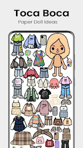 Captura de Pantalla 4 Toca Boca Paper Doll Ideas android