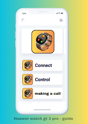 Android application Huawei watch gt 3 pro - guide screenshort