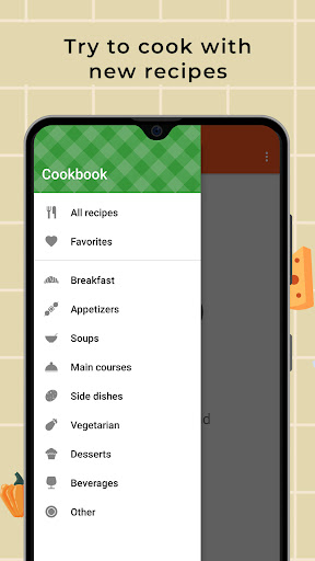Android application Cook Book screenshort