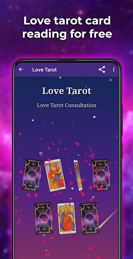 Android application Love Tarot Card Reading screenshort