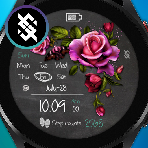 BFF63- Blackboard Art Flower Download on Windows