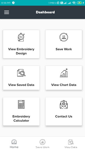 Android application Embroidery Tools screenshort