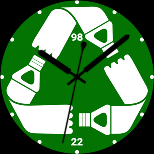 Green Recycle Earth Day logo