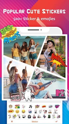 Android application Photo collage maker editor app screenshort