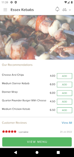 Essex Kebabs Screen 2