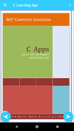 C Training App - 350 Programs Screen 2