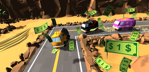 Android application ZigZag Racer Cars : Money Bump screenshort